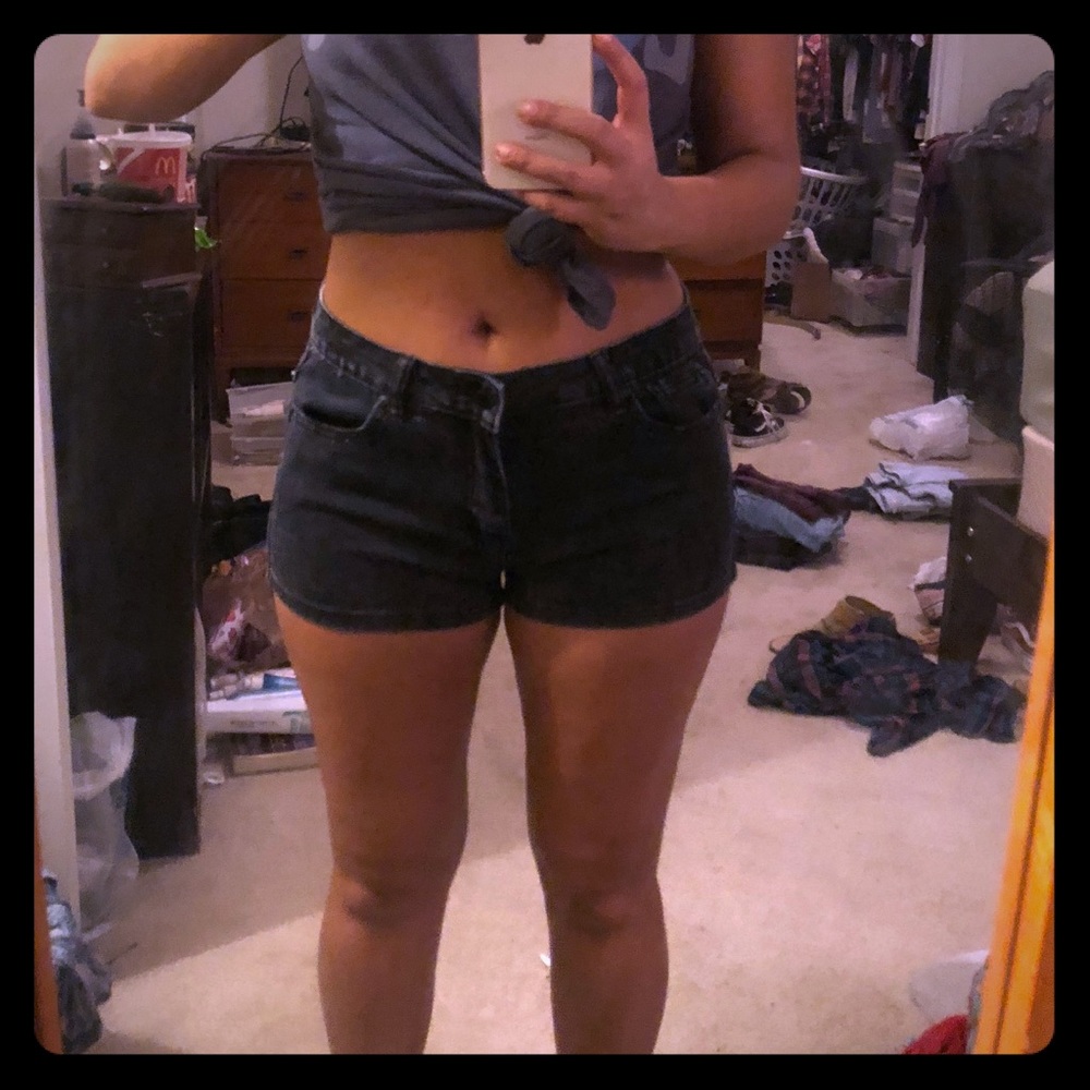 Black shorts